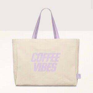 New Nespresso Coffee Vibes Tote Bag LAVENDER 2026 Limited Edition